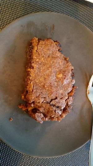 brownie at Black Mamba Burgers and Records in Porto