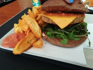 Burguer PUNK at Black Mamba Burgers and Records in Porto