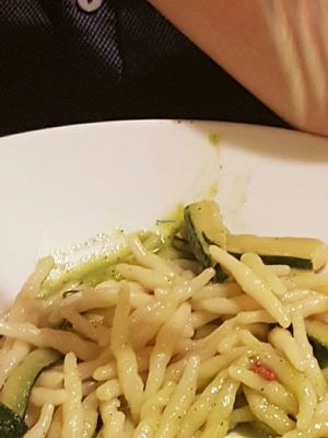 one of the mains at Ristorante Da Mario alla Fava in Venice