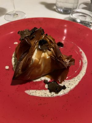 Crusted beetroot fillet  at Ristorante Da Mario alla Fava in Venice