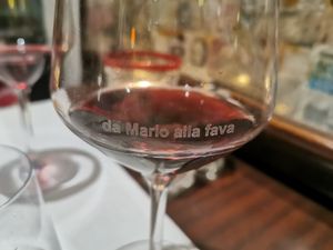 Wine at Ristorante Da Mario alla Fava in Venice