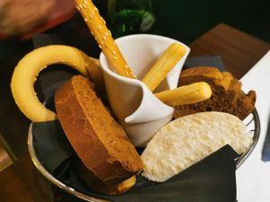 Vegan bread at Ristorante Da Mario alla Fava in Venice