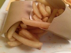 fries at Il Vegano Bistrot in Florence