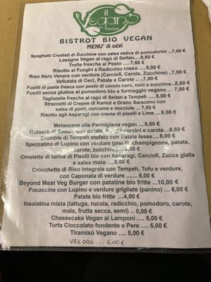   at Il Vegano Bistrot in Florence