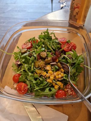 Salad at Il Vegano Bistrot in Florence