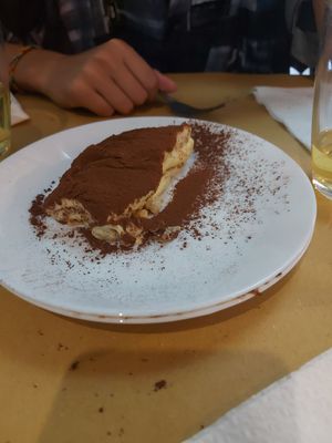 tiramisù at Il Vegano Bistrot in Florence
