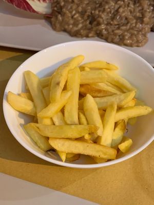 Patatas fritas at Il Vegano Bistrot in Florence