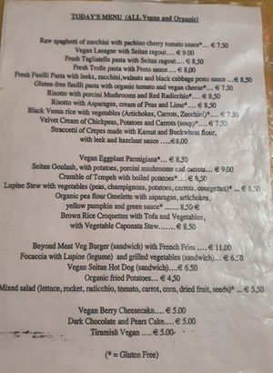  at Il Vegano Bistrot in Florence