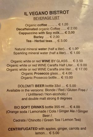  at Il Vegano Bistrot in Florence