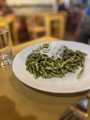 Trofie al pesto  at Il Vegano Bistrot in Florence