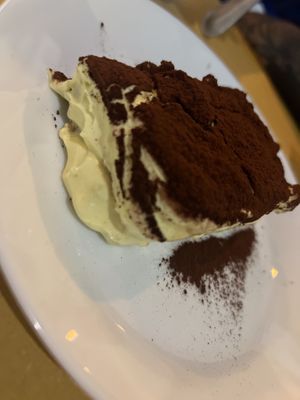 Tiramisu  at Il Vegano Bistrot in Florence