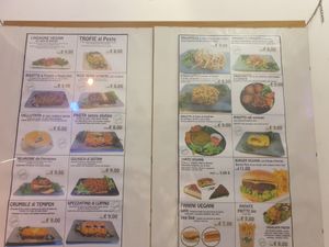 Menu June 2023 at Il Vegano Bistrot in Florence