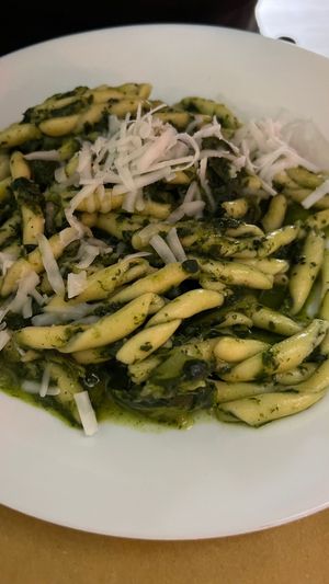 Trofie al cavolo nero  at Il Vegano Bistrot in Florence