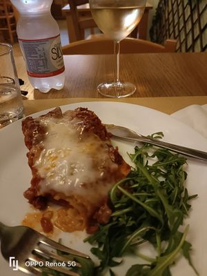 Lasagna di seitan at Il Vegano Bistrot in Florence