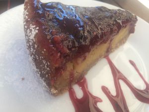 cheesecake  at Il Vegano Bistrot in Florence