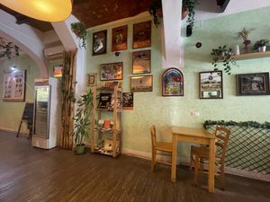 Inside wall  at Il Vegano Bistrot in Florence