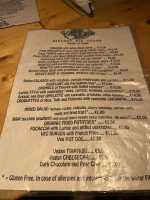   at Il Vegano Bistrot in Florence