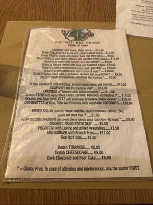   at Il Vegano Bistrot in Florence