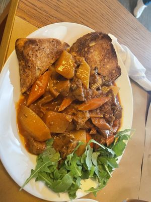 Seitan Goulash  at Il Vegano Bistrot in Florence
