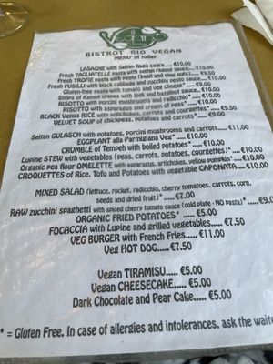   at Il Vegano Bistrot in Florence