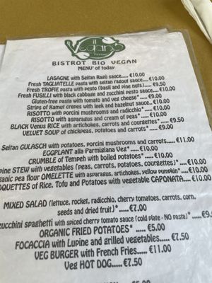   at Il Vegano Bistrot in Florence