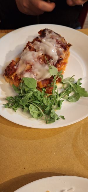 Lasagna. Soo good! at Il Vegano Bistrot in Florence