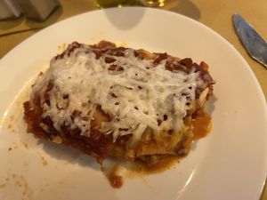 Lasagna  at Il Vegano Bistrot in Florence
