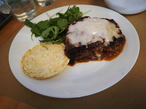 Melanzane alla parmiggiana at Il Vegano Bistrot in Florence