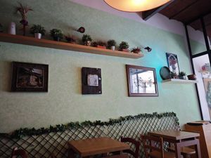 Inside at Il Vegano Bistrot in Florence