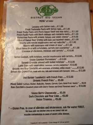  at Il Vegano Bistrot in Florence