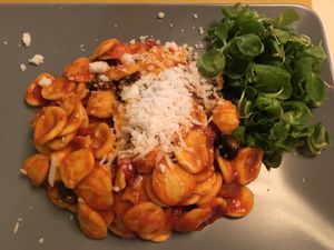 Vegan pasta at Il Vegano Bistrot in Florence