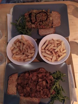 As you can see every dish is very well served as well as abundant in quantity. Every ingredient is organic and veg friendly! at Il Vegano Bistrot in Florence