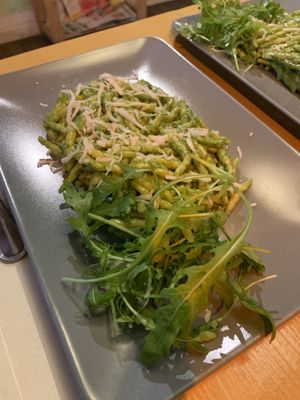 Pesto pasta - tasted a little bitter at Il Vegano Bistrot in Florence