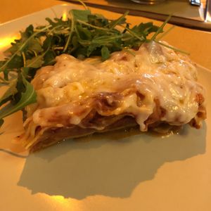 bland lasagne!  at Il Vegano Bistrot in Florence
