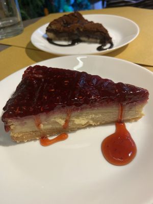 Cheesecake  at Il Vegano Bistrot in Florence