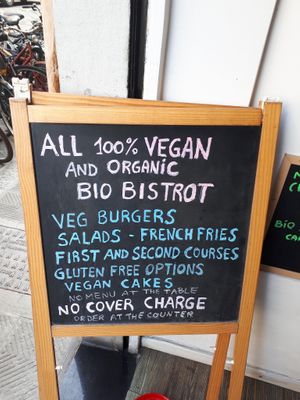 100% Organic! at Il Vegano Bistrot in Florence