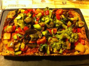 pizza primavera at Al Tegamino in Turin