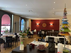 Indoor seating area  at Amaranto in Ravenna