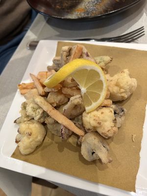 tempura di verdure   at Amaranto in Ravenna