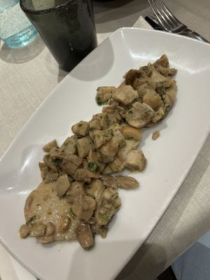 seitan con i funghi porcini   at Amaranto in Ravenna