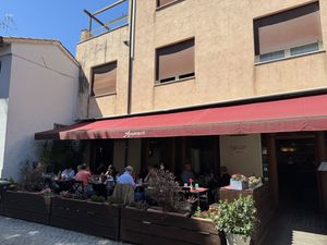 Patio seating   at Amaranto in Ravenna
