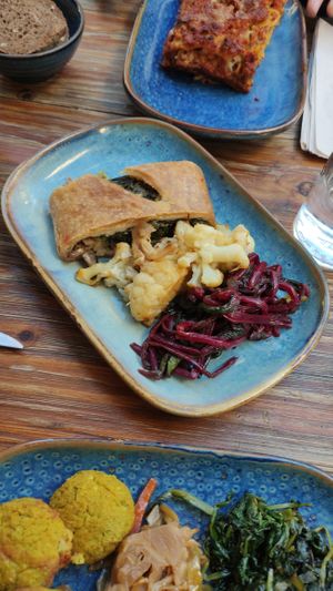 Vegetable strudel  at Il Borgo Verde in Frascati