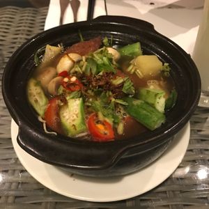 Vietnamese tamarind soup at Veggie House in Canley Vale