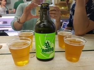 Organic beer at Rumi Bottega Organica in Rome