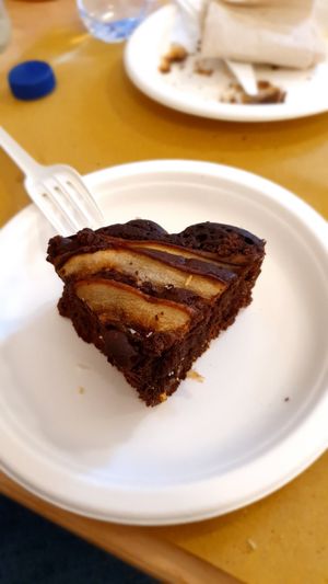 Torta cioccolato e pere at Rumi Bottega Organica in Rome