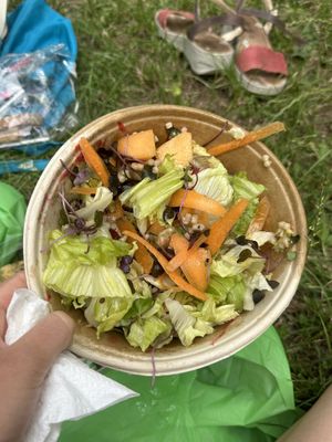 Salad in the park  at Rumi Bottega Organica in Rome