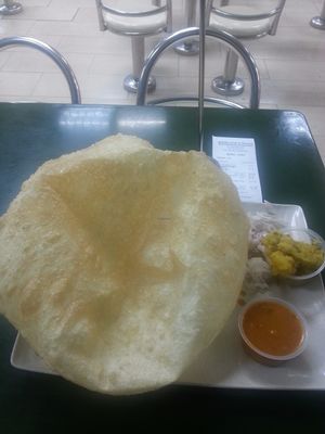 Bhatura at Ananda Bhavan - Syed Alwi Rd in Central Singapore