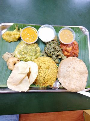 Briyani set meal at Ananda Bhavan - Syed Alwi Rd in Central Singapore