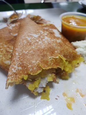 Potato paste 😒 at Ananda Bhavan - Syed Alwi Rd in Central Singapore