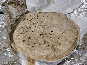 Chapatti  - takeaways at Ananda Bhavan - Syed Alwi Rd in Central Singapore